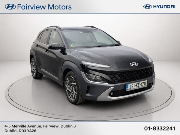 Hyundai KONA SUV, Petrol Hybrid, 2022, Black