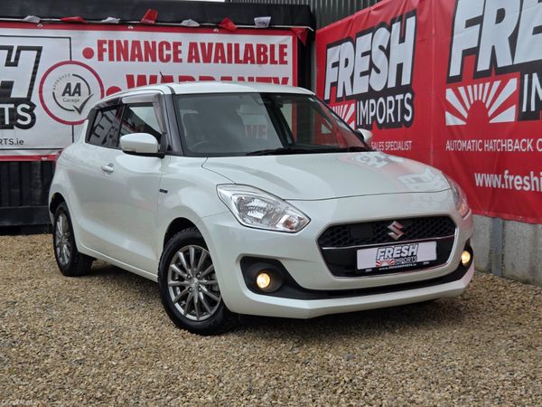 Suzuki Swift Hatchback, Petrol Hybrid, 2020, White