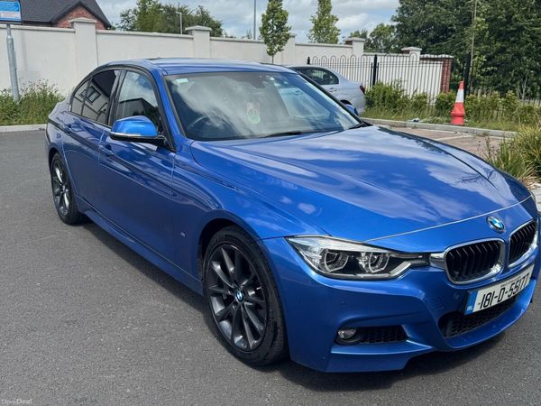 BMW 3-Series Saloon, Petrol Plug-in Hybrid, 2018, Blue