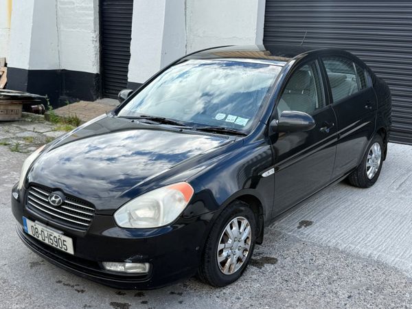 Hyundai Accent Saloon, Petrol, 2008, Black
