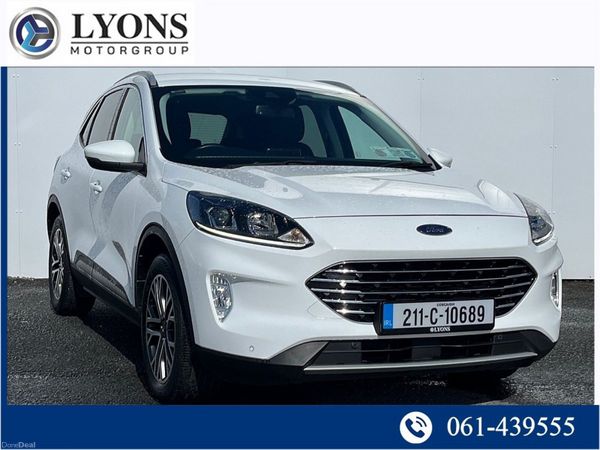 Ford Kuga SUV, Petrol Hybrid, 2021, White