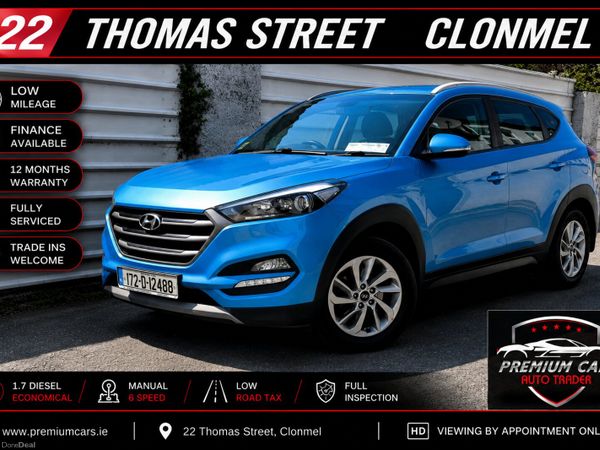 Hyundai Tucson SUV, Diesel, 2017, Blue