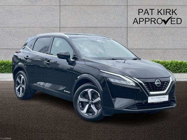 Nissan Qashqai Hatchback, Petrol Hybrid, 2023, Black