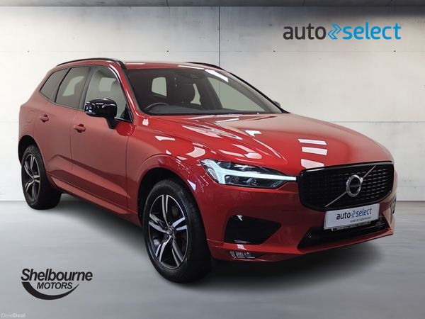 Volvo XC60 Estate, Petrol Hybrid, 2021, Red