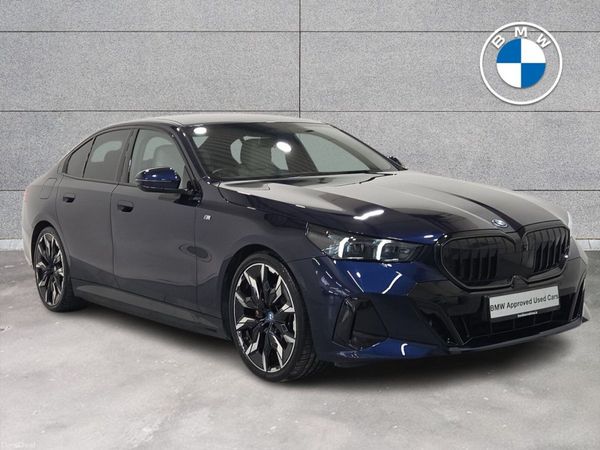 BMW 5-Series Saloon, Petrol Plug-in Hybrid, 2024, Blue