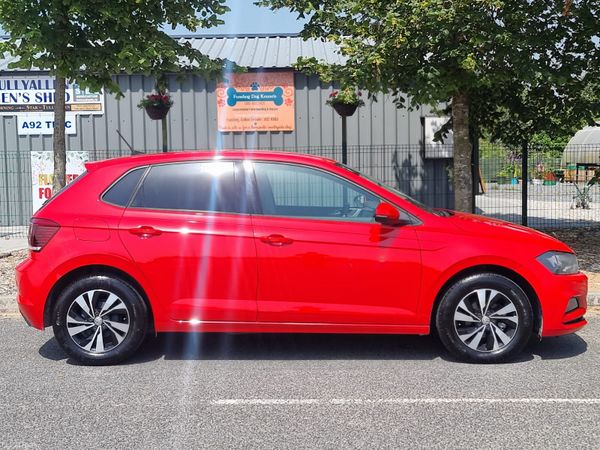 Volkswagen Polo Hatchback, Petrol, 2019, Red