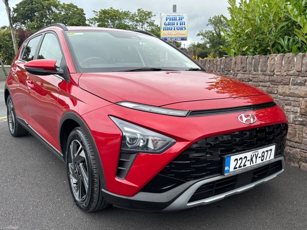 Hyundai Bayon Hatchback, Petrol, 2022, Red