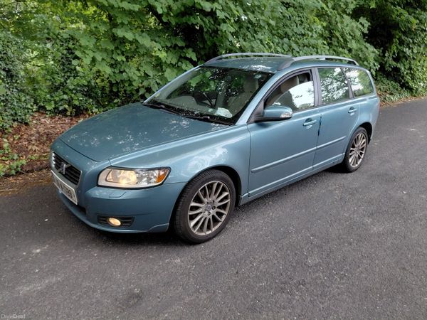 Volvo V50 Estate, Ethanol Petrol, 2008, Blue