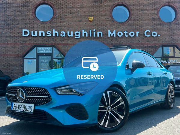 Mercedes-Benz CLA Saloon, Petrol Hybrid, 2024, Blue
