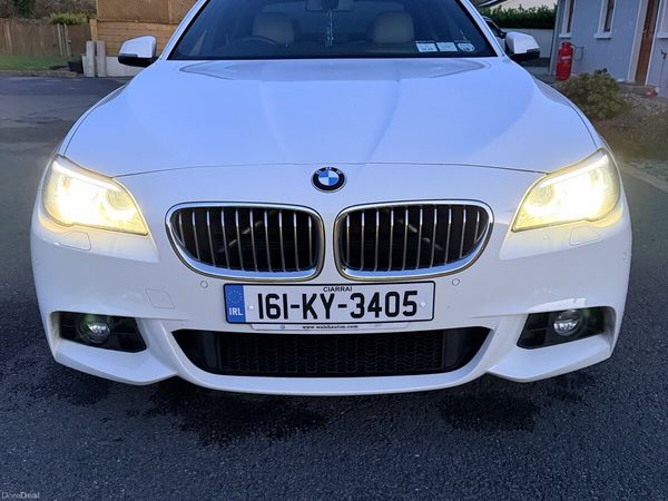 BMW 5-Series Saloon, Diesel, 2016, White