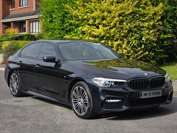BMW 5-Series Saloon, Diesel, 2018, Black