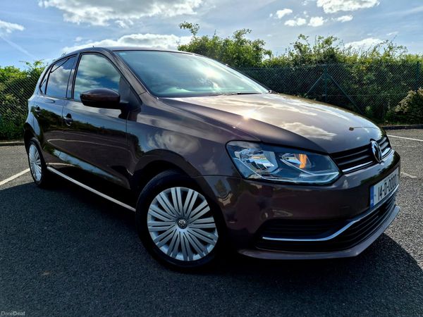 Volkswagen Polo Hatchback, Petrol, 2014, Brown
