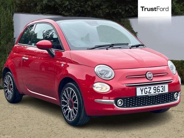 Fiat 500 Convertible, Petrol, 2023, Red