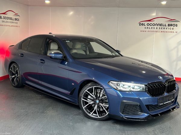 BMW 5-Series Saloon, Diesel, 2021, Blue