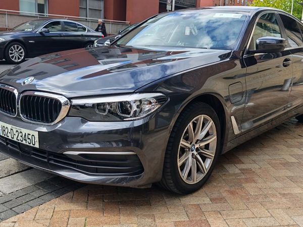 BMW 5-Series Saloon, Petrol Plug-in Hybrid, 2018, Grey