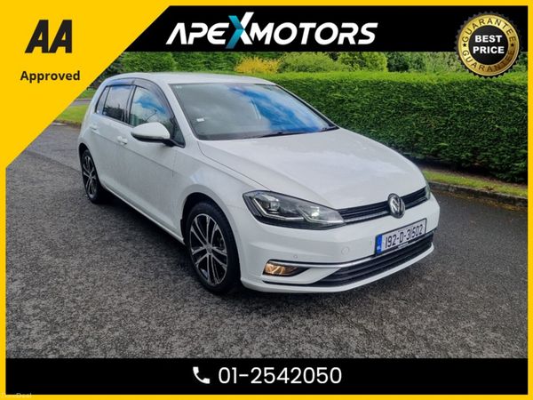 Volkswagen Golf Hatchback, Diesel, 2019, White