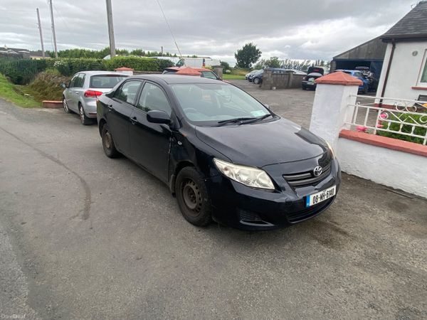 Toyota Corolla Saloon, Petrol, 2008, Black