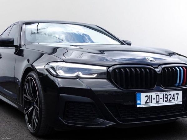 BMW 5-Series Saloon, Diesel, 2021, Black