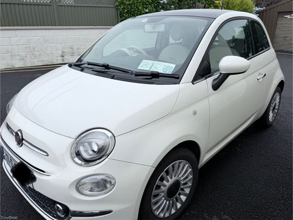 Fiat 500 Hatchback, Petrol, 2017, White
