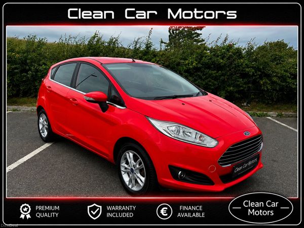 Ford Fiesta Hatchback, Petrol, 2014, Red