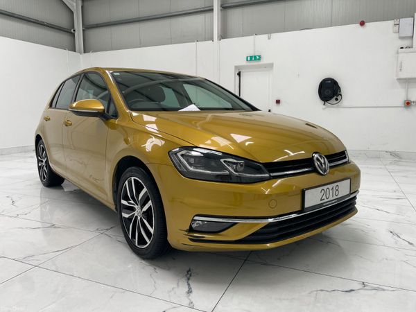 Volkswagen Golf Hatchback, Petrol, 2018, Yellow
