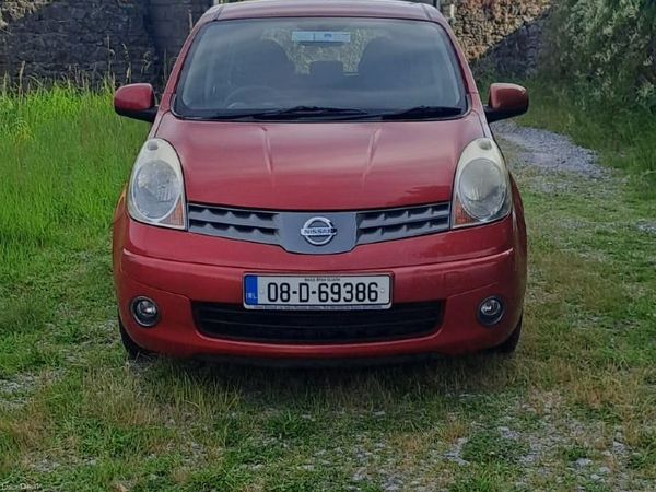 Nissan Note MPV, Petrol, 2008, Red