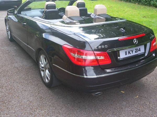 Mercedes-Benz E-Class Convertible, Diesel, 2011, Black