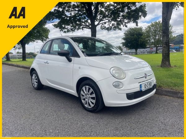 Fiat 500 Hatchback, Petrol, 2010, White