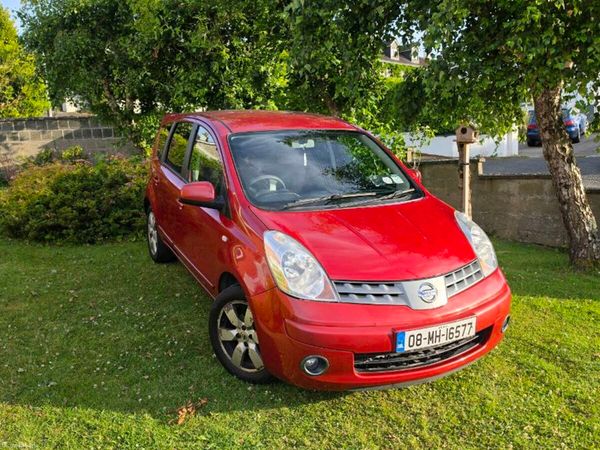 Nissan Note MPV, Petrol, 2008, Red