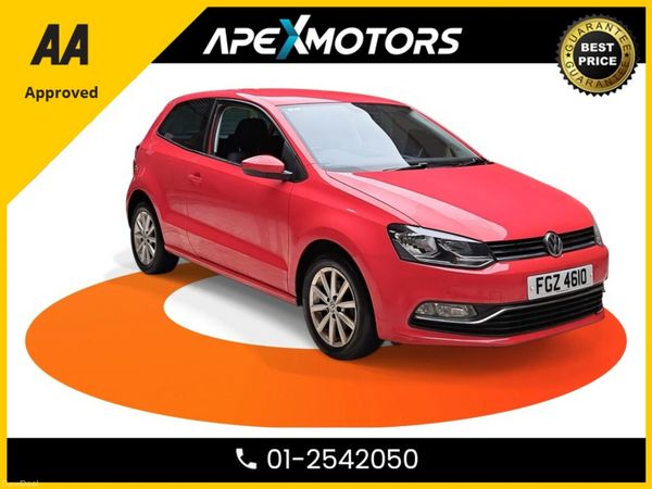 Volkswagen Polo Hatchback, Petrol, 2017, Red