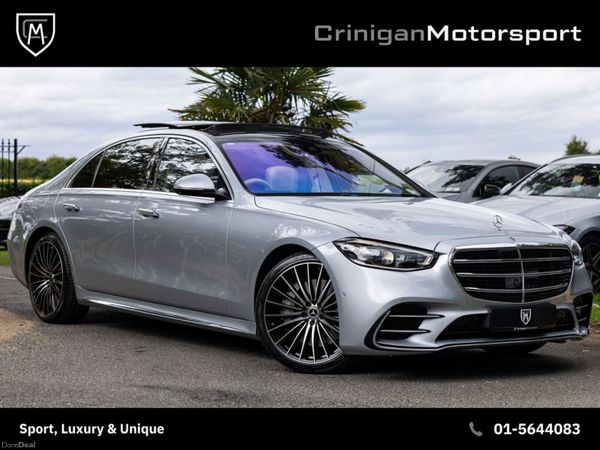 Mercedes-Benz S-Class Saloon, Petrol Plug-in Hybrid, 2022, Silver