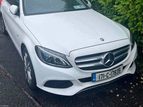 Mercedes-Benz C-Class Estate, Petrol Plug-in Hybrid, 2017, White