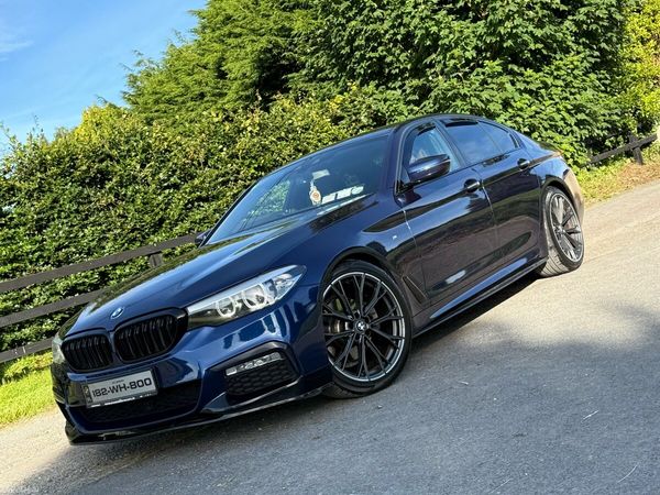 BMW 5-Series Saloon, Diesel, 2018, Blue