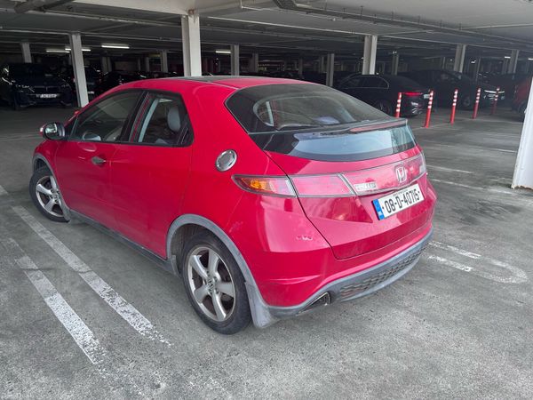 Honda Civic Hatchback, Petrol, 2008, Red