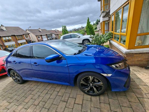 Honda Civic Hatchback, Petrol, 2018, Blue