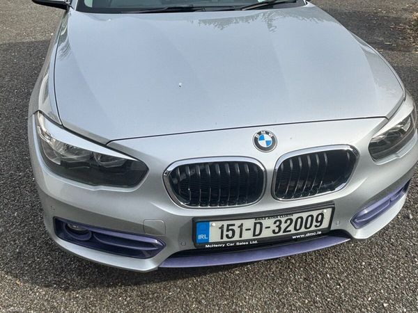 BMW 1-Series Hatchback, Diesel, 2015, Silver