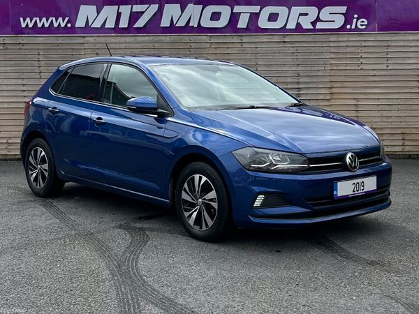 Volkswagen Polo Hatchback, Petrol, 2019, Blue