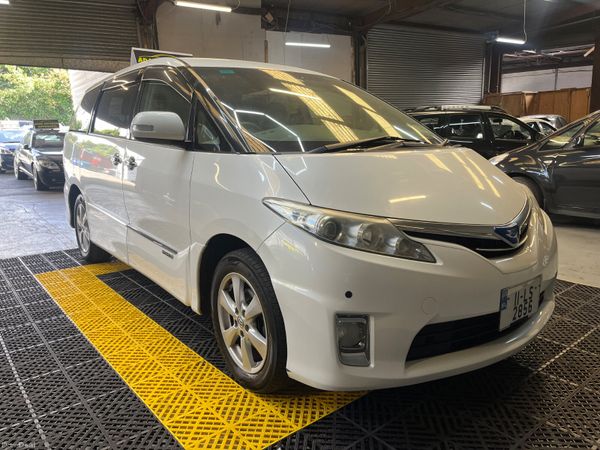 Toyota Estima MPV, Petrol Hybrid, 2011, White
