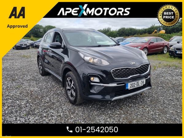 Kia Sportage SUV, Diesel Hybrid, 2020, Black