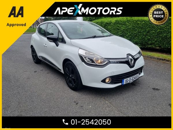 Renault Clio Hatchback, Petrol, 2015, White
