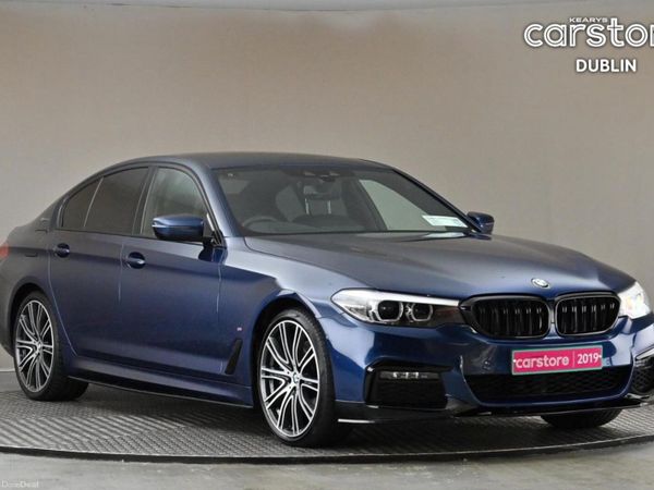 BMW 5-Series Saloon, Petrol Plug-in Hybrid, 2019, Blue