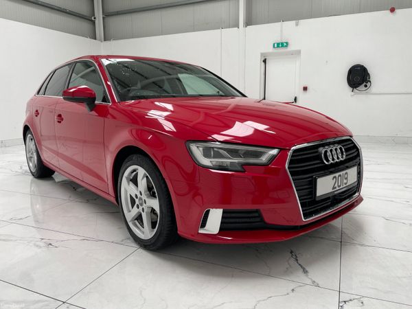 Audi A3 Hatchback, Petrol, 2019, Red