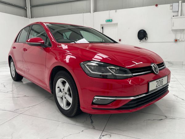Volkswagen Golf Estate, Petrol, 2018, Red