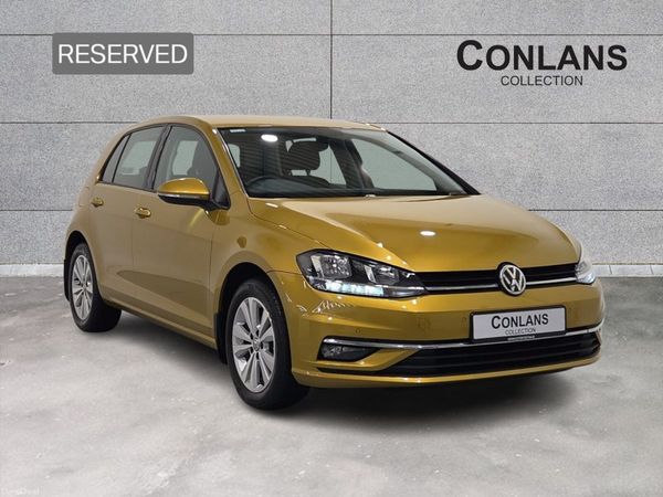 Volkswagen Golf Hatchback, Petrol, 2018, Yellow