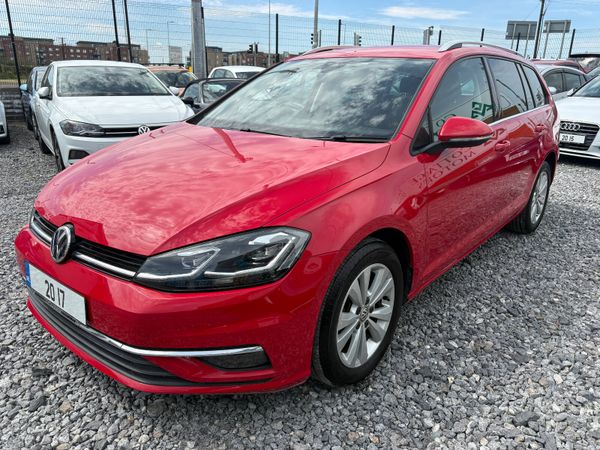 Volkswagen Golf Estate, Petrol, 2017, Red
