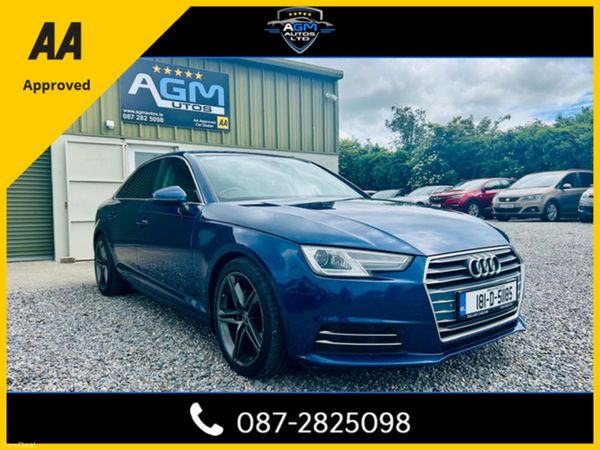 Audi A4 Saloon, Diesel, 2018, Blue