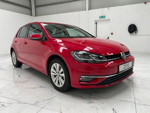 Volkswagen Golf Hatchback, Petrol, 2018, Red