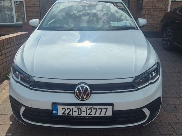 Volkswagen Polo Hatchback, Petrol, 2022, White