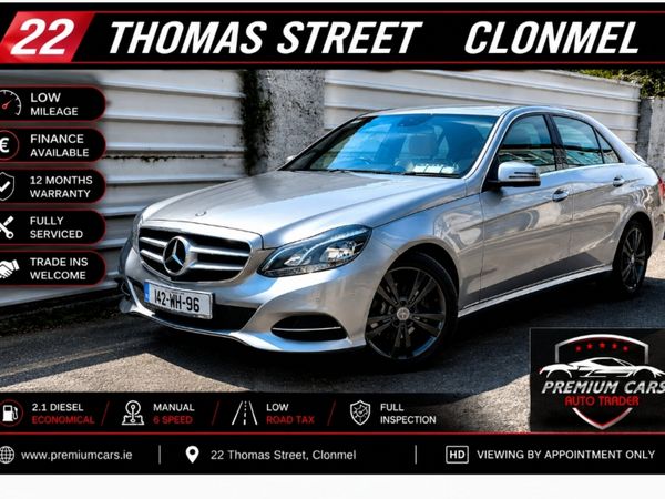 Mercedes-Benz E-Class Saloon, Diesel Hybrid, 2014, Silver
