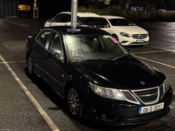 Saab 9-3 Saloon, Ethanol Petrol, 2008, Black
